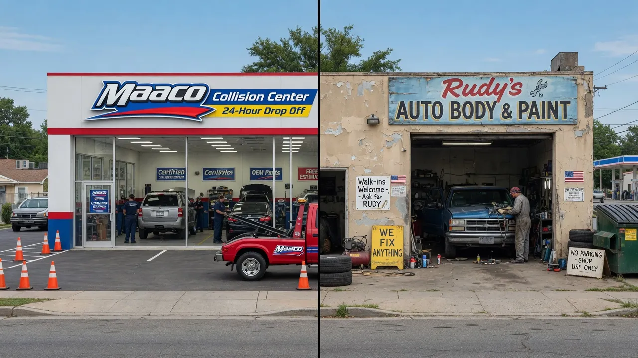 Auto Body Shop Chain vs. Independent: Which Gives You the Better Repair?