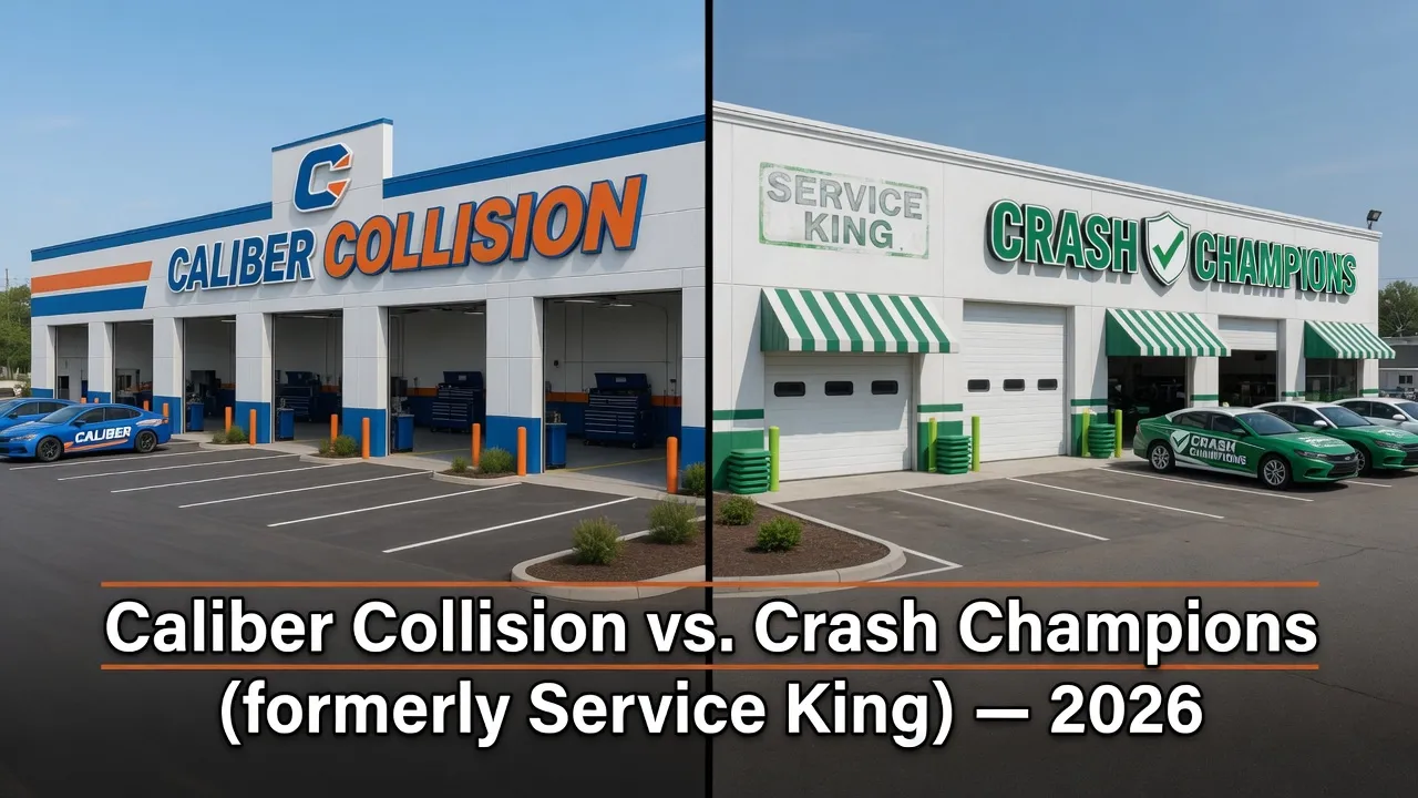 Caliber Collision vs. Service King (Now Crash Champions): 2026 Guide