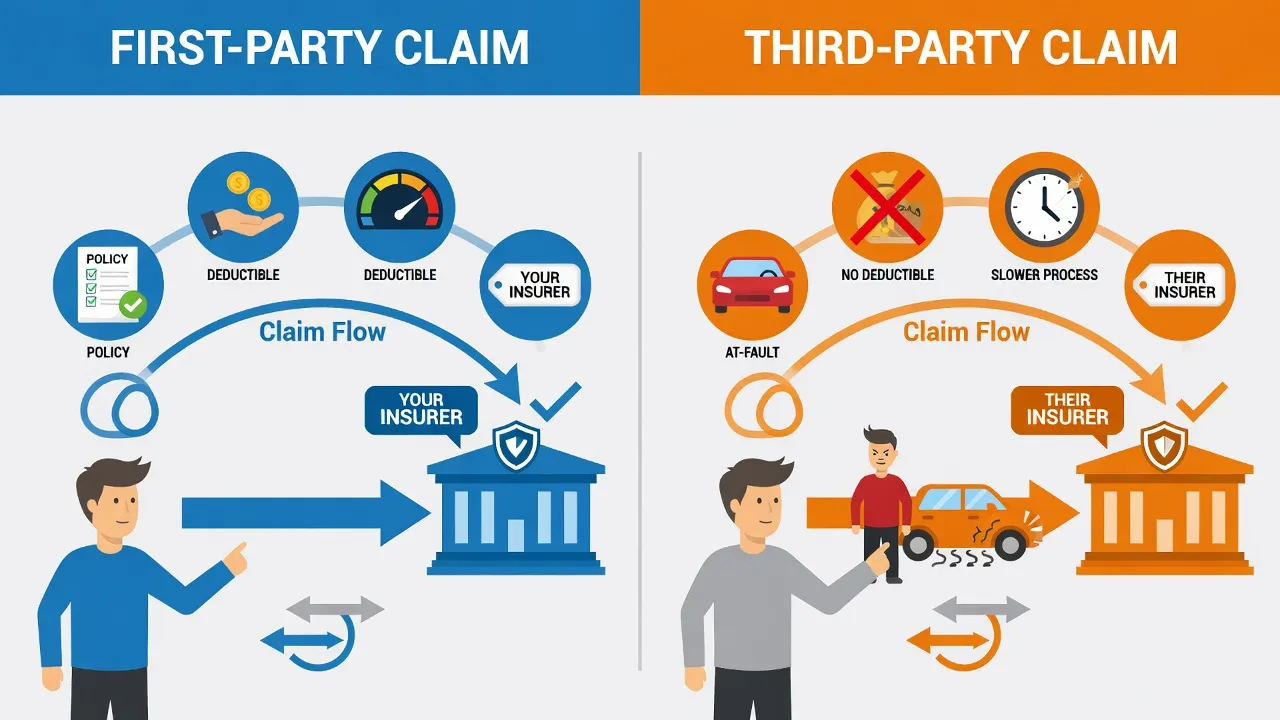 First-Party vs. Third-Party Insurance Claims: Which Should You File?